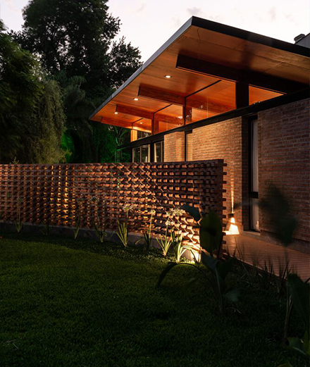 Thiết kế nhà gạch tinh tế thân thiện môi trường tại Argentina