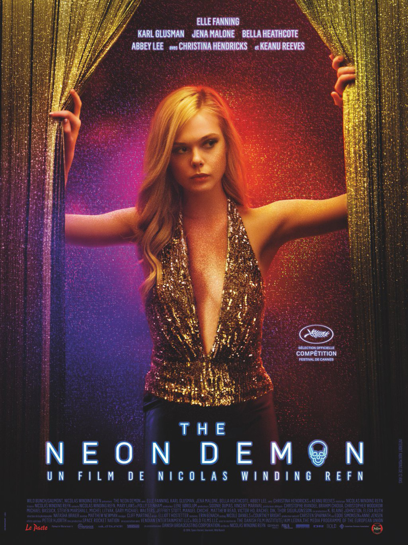 poster Neon Demon- với sự góp mặt của Elle Fanning.